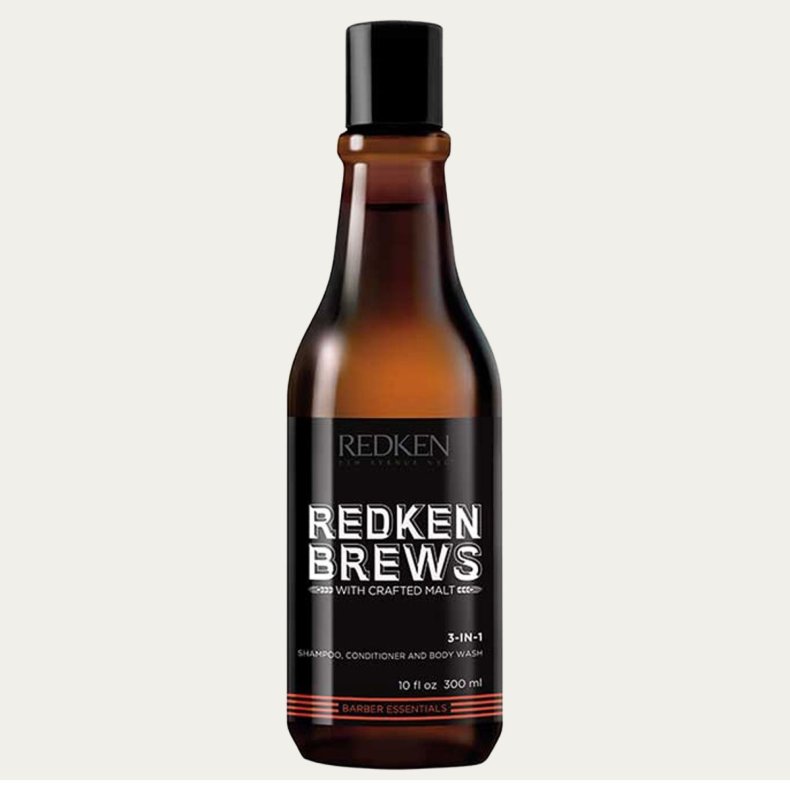  Redken Brews 3-i-1 Shampoo + Balsam + Kropsvask