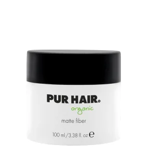 Pur Hair �kologisk Matte Fiber &ndash; Mat h�rstyling til fleksibelt hold og naturlig tekstur