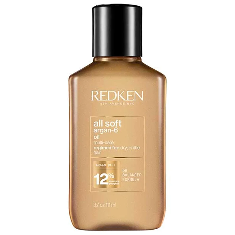 Redken All Soft Argan-6 Oil – nrende hrolie med arganolie til trt hr
