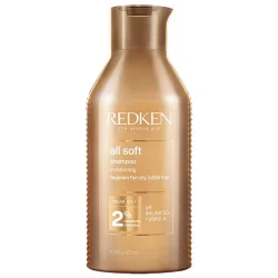 Redken All Soft Shampoo – fugtgivende shampoo med arganolie til trt hr i 500 ml