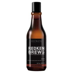 Redken Brews 3-in-1 &ndash; shampoo, balsam og bodywash til m�nd
