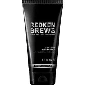 Redken Brews Work Hard Molding Paste &ndash; formbar pastevoks til m�nd med mat finish