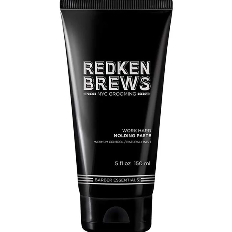 Redken Brews Work Hard Molding Paste – formbar pastevoks til mnd med mat finish