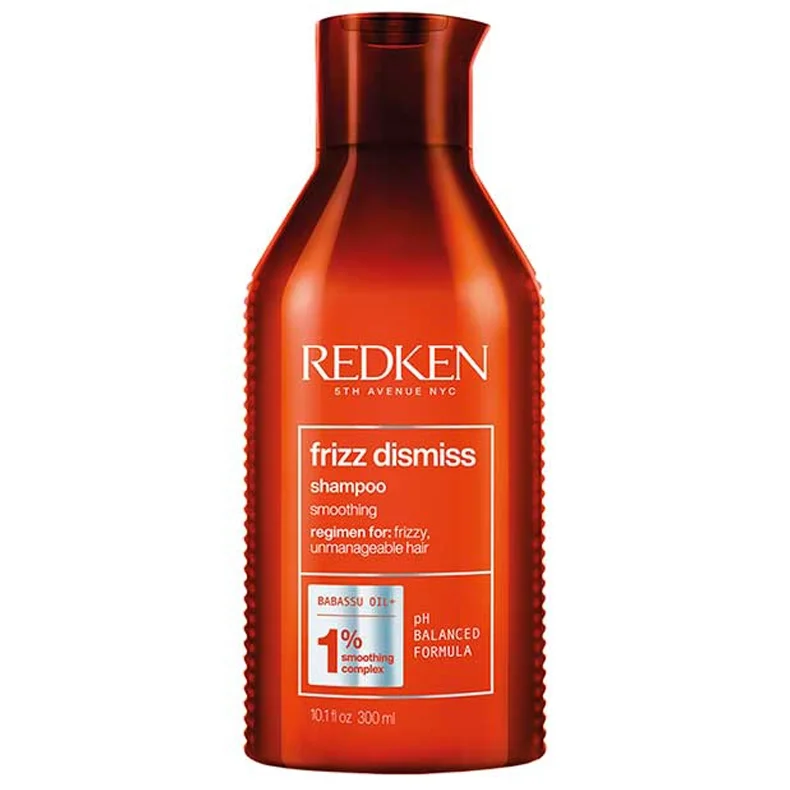 Redken Frizz Dismiss Shampoo – udglattende shampoo mod krus med babassu-olie